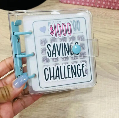 $1000 Savings Challenge Binder, Money Saving Binder, Savings Challenges Book
