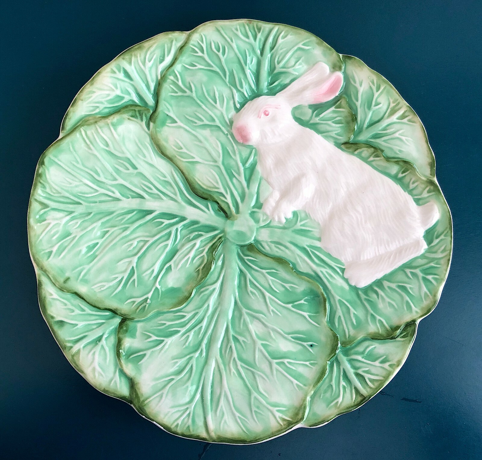 Zrike Rabbit Plate Cabbage Leaves 8-1/2