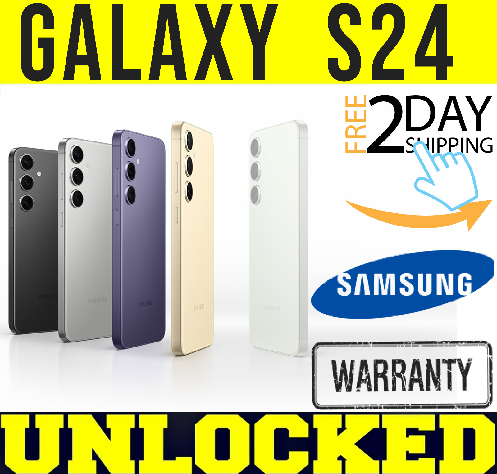 SAMSUNG GALAXY S24 128GB / 256GB SM-S921U1 - (FACTORY SAMSUNG GALAXY S24 128GB / 256GB SM-S921U1 - (FACTORY