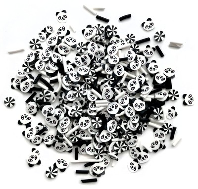 Buttons Galore Sprinkletz Embellishments 12g Panda