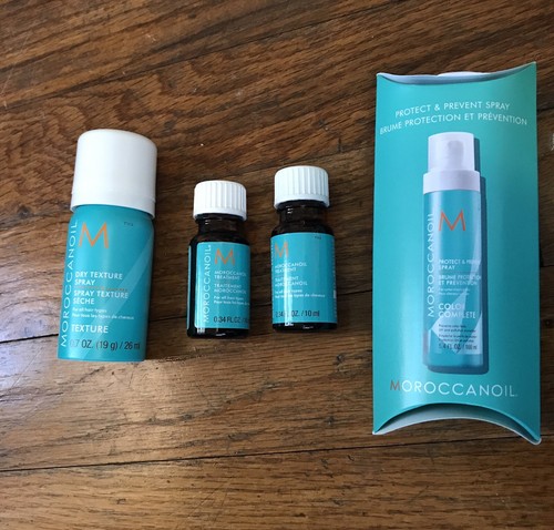 Lot/4: Moroccanoil Treatment x2, Dry Texture Spray, & Protect/Prevent Spray NEW