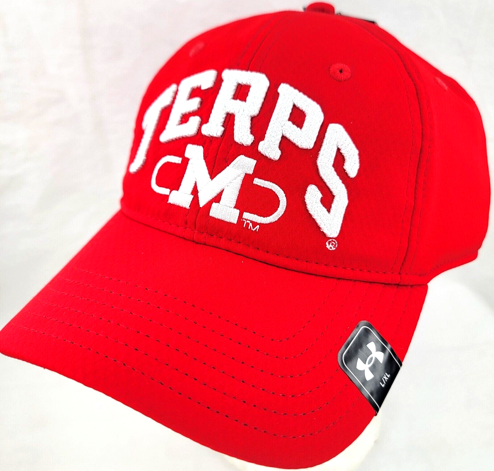 NEW Maryland Terrapins Terps Red Embroidered Under Armour