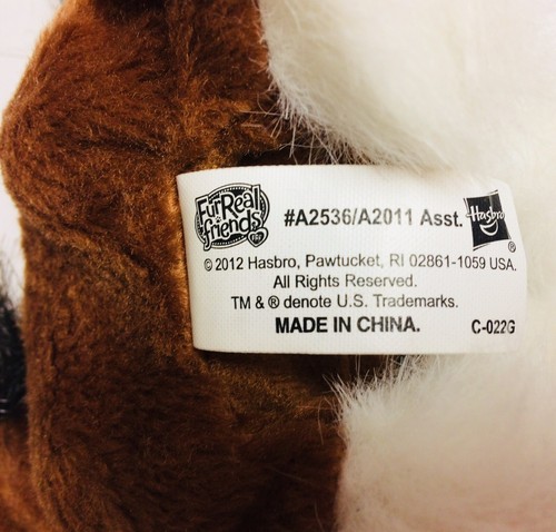 FurReal Friends Pawtucket Brown & White Pony Horse Interactive Walking Toy 6”