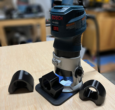 Dust Collection Sub-Base with Fittings for Bosch Colt 1.25-HP Router (GKF125CEK)