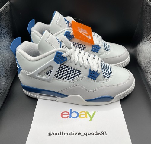 靴 Nike Air Jordan 4 Retro Industrial Blue Nike Air Jordan 4 Retro Industrial Blue FV5029-141 US 7 - 12