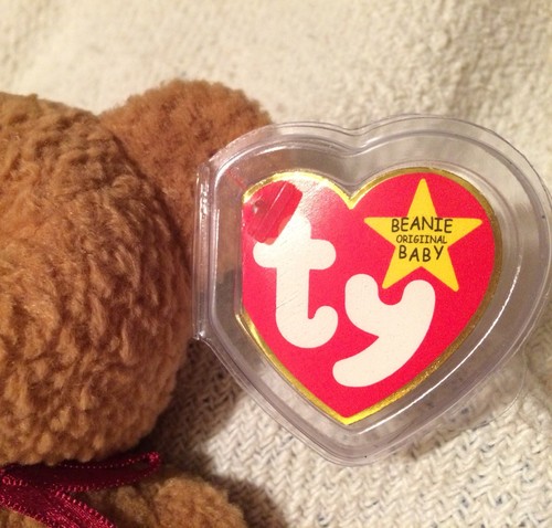 TY Beanie Baby Curly Rare Tag has errors 1996