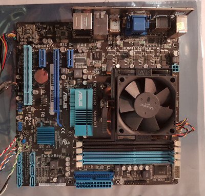 ASUS M4A88T-M/USB3 ATX Motherboard w/ AMD AM3 Phenom II X4 955 CPU Backplate USB