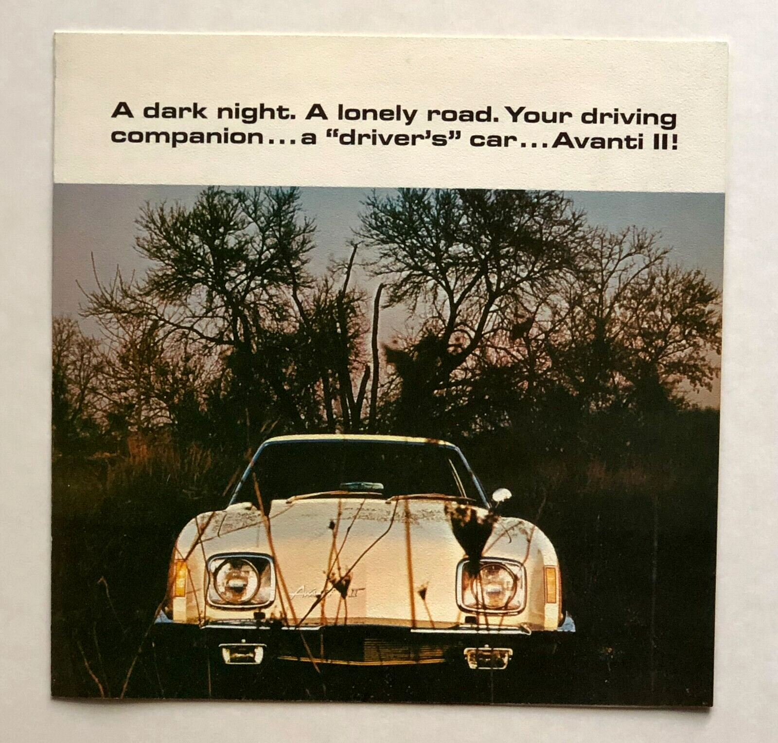 希少車 アヴァンティⅡ 本カタログ avanti Ⅱ brochure 1975 Avanti II | South Jersey Classics