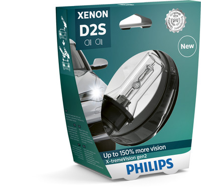 1x Philips X-TremeVision gen2 bis zu 150% mehr Licht D2S 85122XV2S1