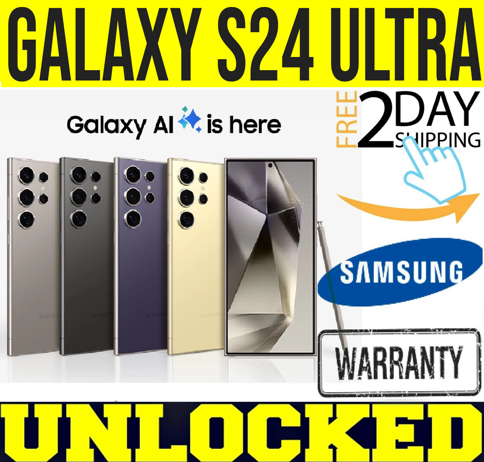 SAMSUNG GALAXY S24 ULTRA 256GB 512GB 1TB SM-S928U1 SAMSUNG GALAXY S24 ULTRA 256GB 512GB 1TB SM-S928U1