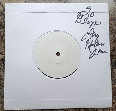 Gloria Jones Signed Gone with the Wind Northern So White Label Promo  7'' Tiaras
