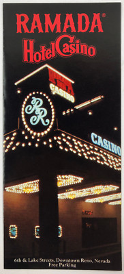 Vintage Ramada Hotel Casino Downtown Reno Advertising Brochure