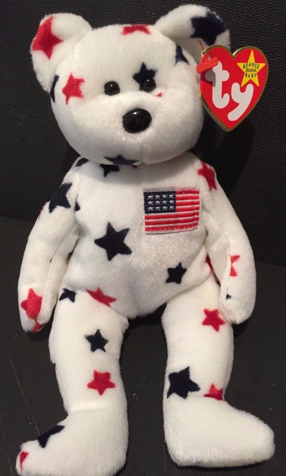 Midnight6 ベアー TY Beanie Baby GLORY Bear Error 1997 Hang 1998 Tush RARE