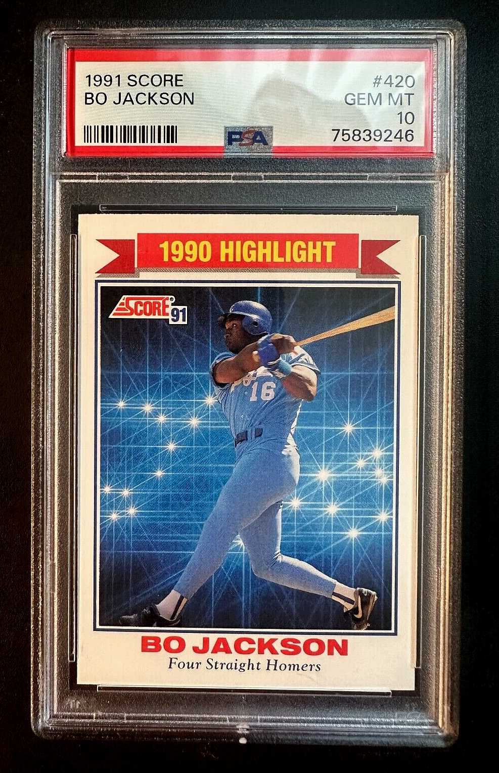 【PSA鑑定済】Hills 1990 HITMEN BASEBALL CARDS 1990 Topps Hills Baseball Cards Hit Men Collectors' Edition