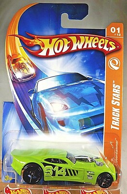 2008 Hot Wheels #101 Track Stars 1/12 NITRO DOORSLAMMER Green w/Black OH5 Spokes