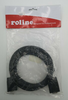 Roline Male VGA to Male VGA VGA Cable 2m 394-3146 - New