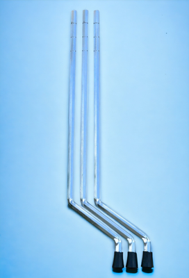 SET of 3 1960 s 70 s ROGERS USA HEX FLOOR TOM LEGS for YOUR DRUM
