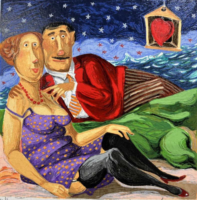 Pino Procopio - Notte Stellata Serigrafia