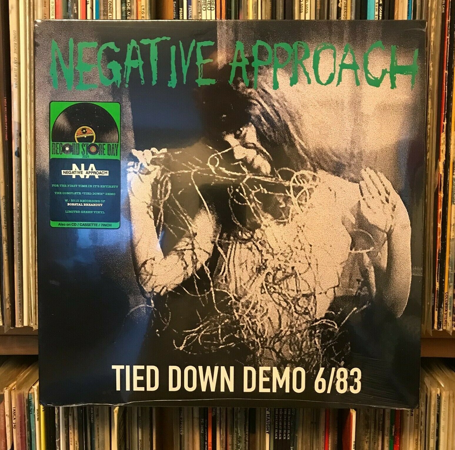 Negative Approach Tied Down 1983 Demo Green Vinyl RSD21