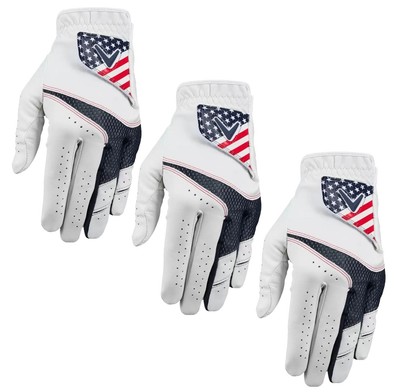 Мужские перчатки для гольфа Callaway Mens Weather Spann USA (3 штуки) - Новые