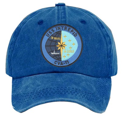 Uss intrepid cva 11 Embroidered Hat