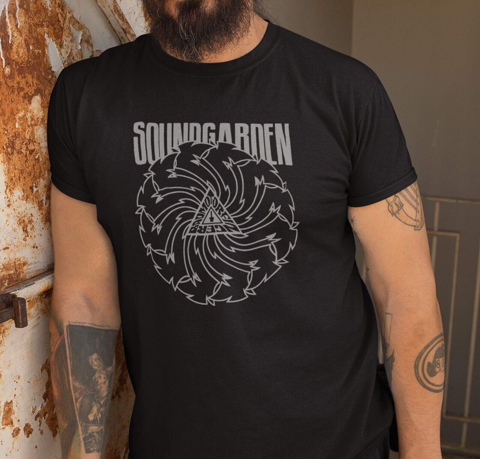 Soundgarden T-Shirt Badmotorfinger Chris Cornell Rockband Soundgarden T-Shirt Badmotorfinger Chris Cornell Rockband
