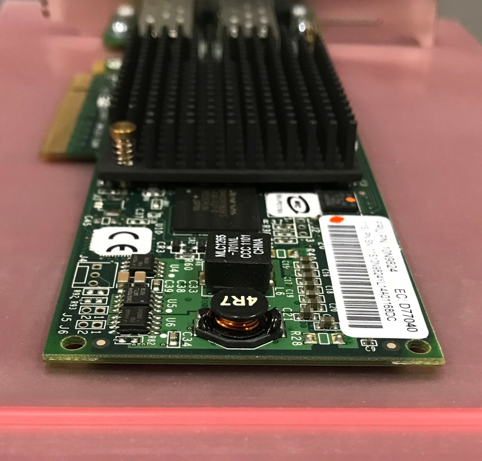 *LOT OF 2* Emulex LPE12002 Dual-port 8GB PCIe Fiber Channel Adapter Card w/ SFPs