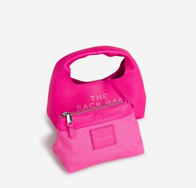Marc Jacobs The Mini Sack Bag - Hot Pink