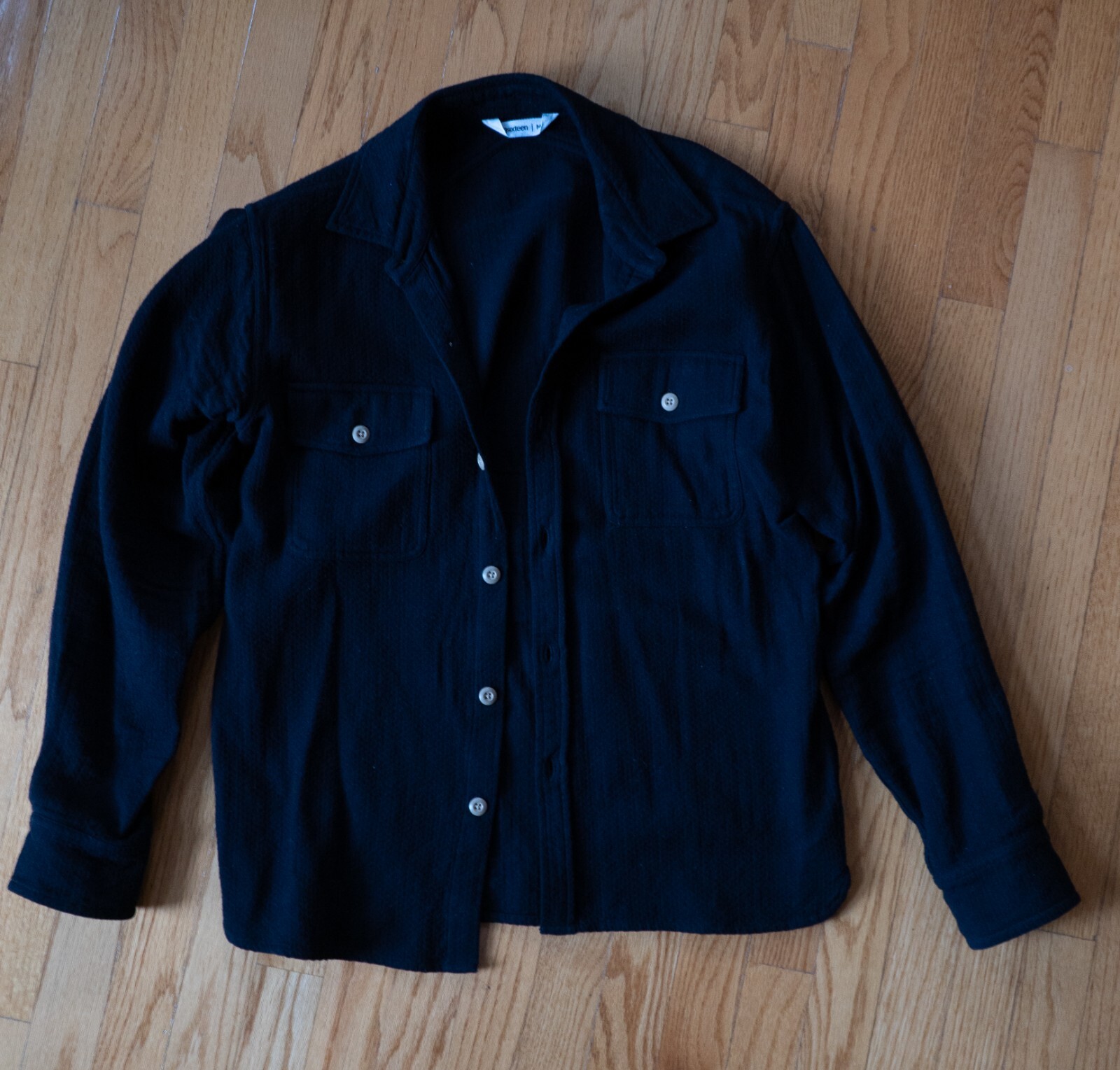 NEW 3sixteen CPO Shirt Overdyed Black Sashiko Size Medium | eBay NEW 3sixteen CPO Shirt Overdyed Black Sashiko Size Medium | eBay