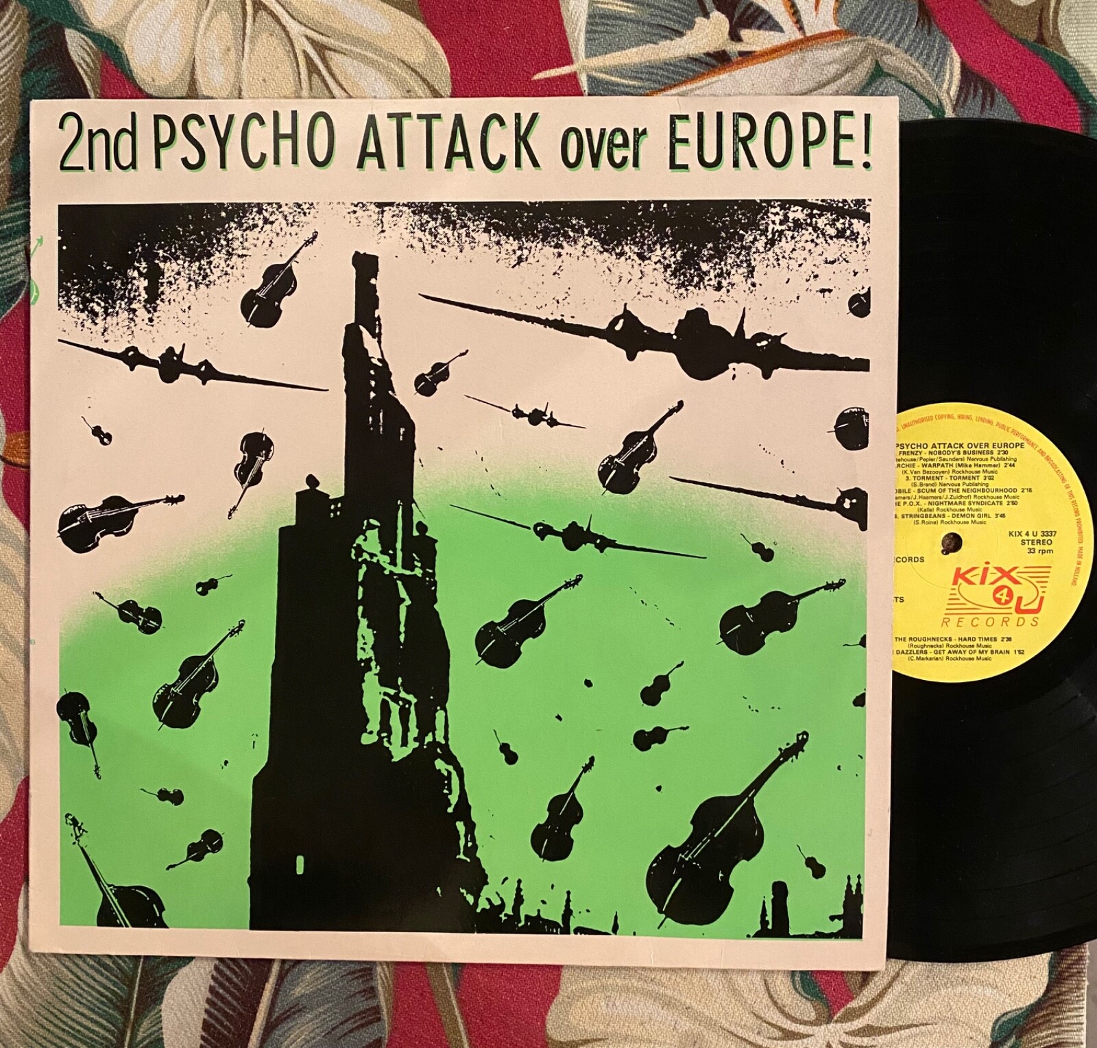 2nd PSYCO ATTACK OVER EUROPE レコード 2nd Psycho Attack Over Europe – Vinyl (LP, Album