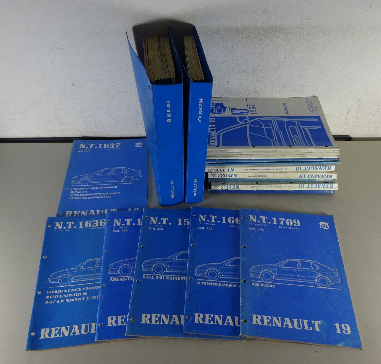 Workshop Renault 19 R19 Circuit Diagram Mechanics Body Build