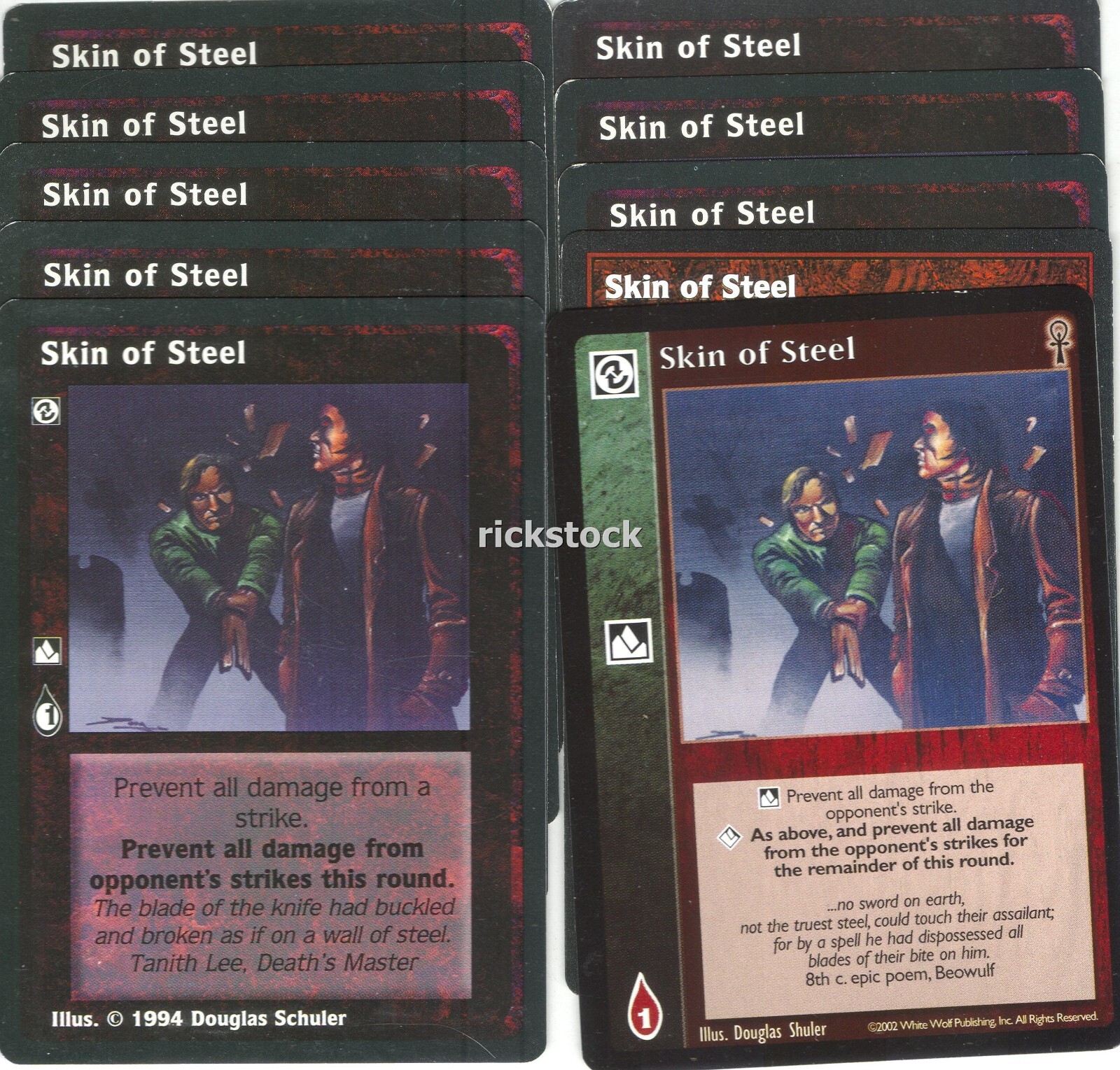 Skin of Steel x10 CE VTES Jyhad Lot B VTES Jyhad | eBay