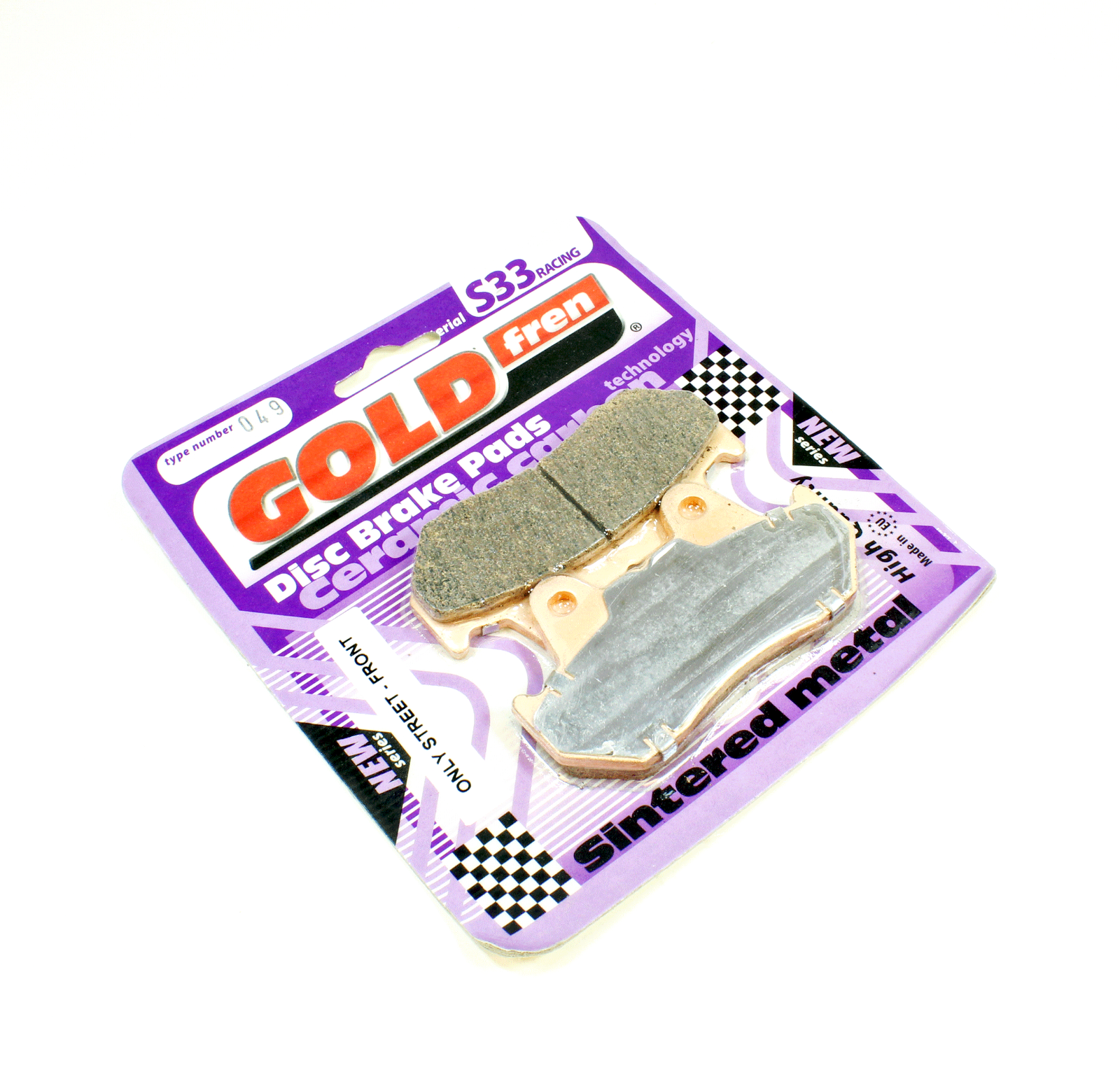 GOLDfren Brake Pads Sintered Front S33-049 EBC Equiv FA69/2