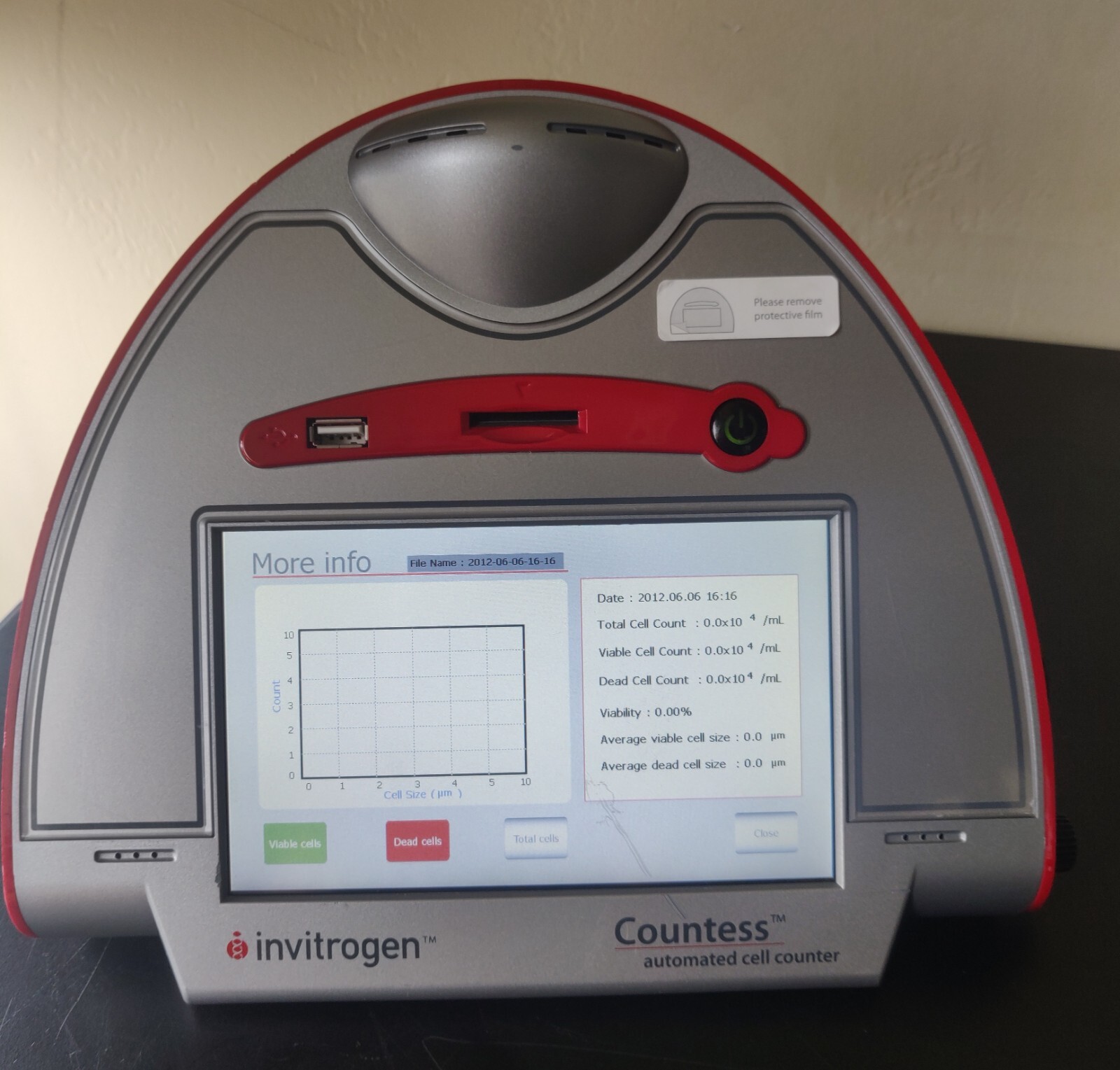 Invitrogen Countess Automated Cell Counter, C10227, FULLY TESTED