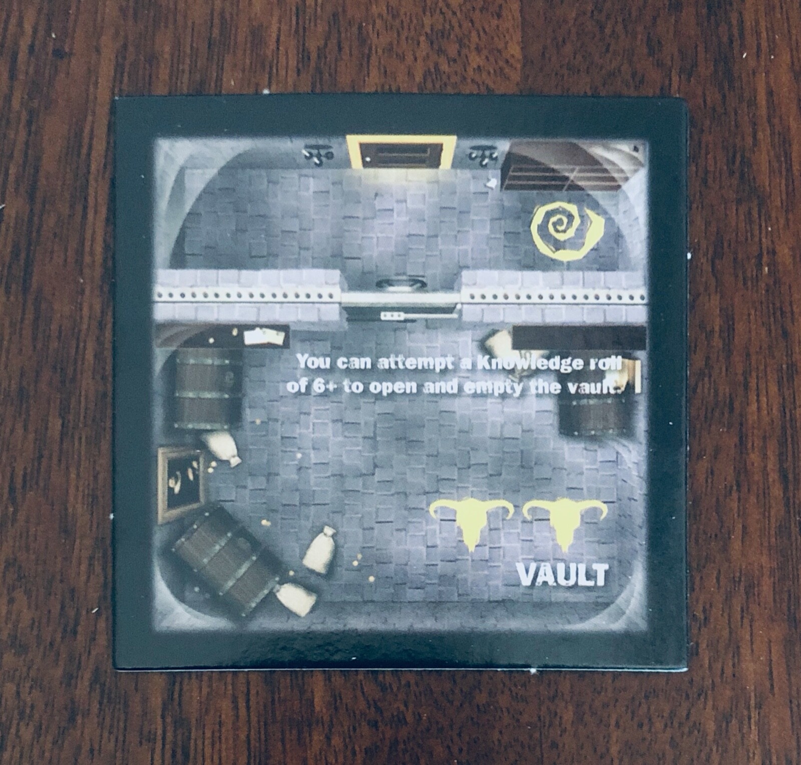 Betrayal at House on the Hill Room Tile Card (Vault) Upper