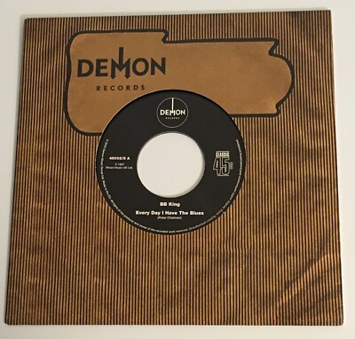 B. B. King / Every Day I Have The Blues & 3 O'Clock Blues / UK 45 / Mint 