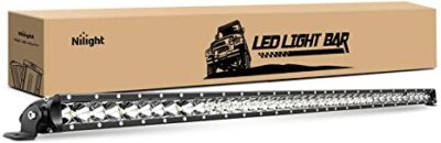 LED 41'' 200W Spot Flood Combo Single Row 3D Fog Driving Roof Bumper Light Bars