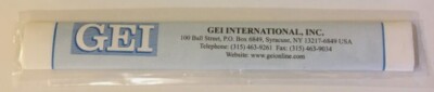 GEI Intl. stainless steel rulers 2020A, 6''  inch & metric, cal. cert., US