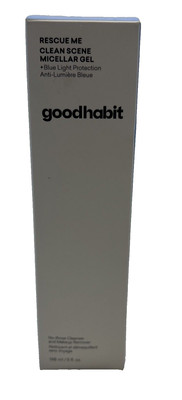 Goodhabit Rescue Me Clean Scene Micellar Gel Cleanser 5 fl oz / 148 ml NIB