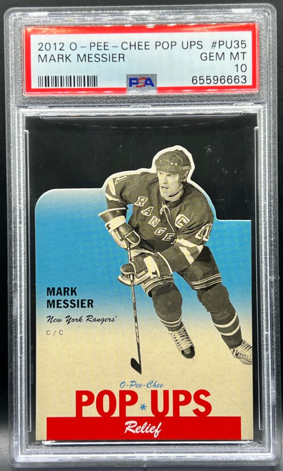 2012 P-Pee-Chee Pop Ups Mark Messier PSA 10 GEM MT *Pop 3 2012 P-Pee-Chee Pop Ups Mark Messier PSA 10 GEM MT *Pop 3