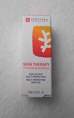 Erborian Korean Skin Therapy 17 Super Ingredients Night Oil 0.33 foz New In Box