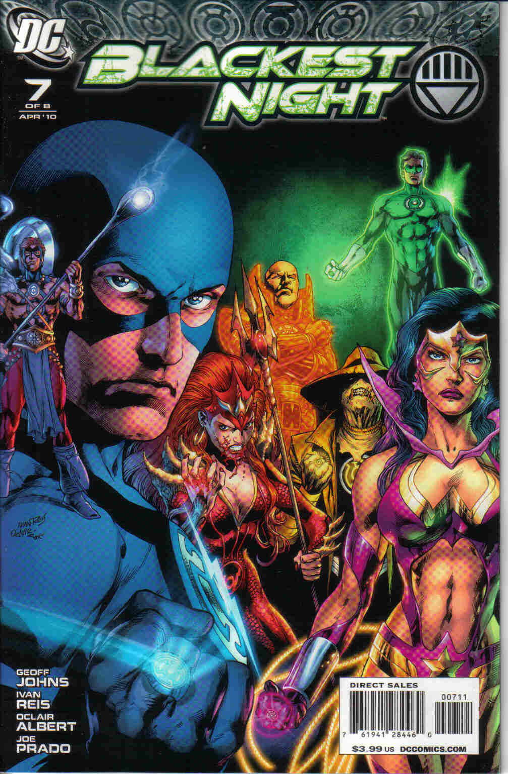 BLACKEST NIGHT #7 / WHITE LANTERNS / GEOFF JOHNS / IVAN REIS