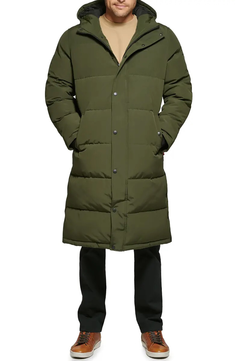 Levi's Men's Puffer Long Winter Coat - Picture 1 of 3