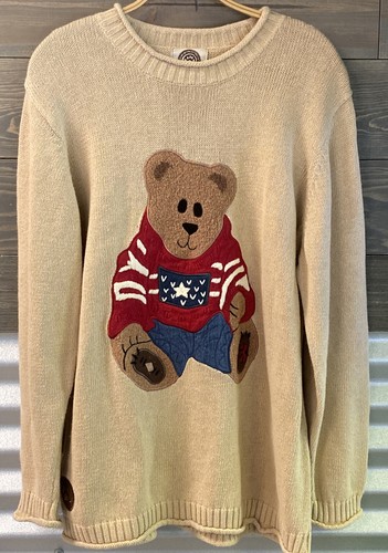 Vintage Boyd's Collection Bear Knitted Sweater Pullover