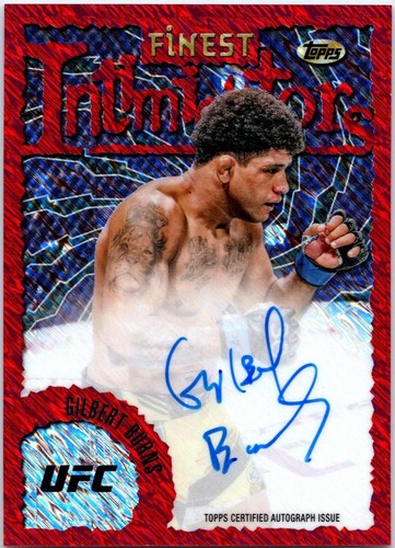 2024 Topps Finest UFC - Gilbert Burns #IA-GBS