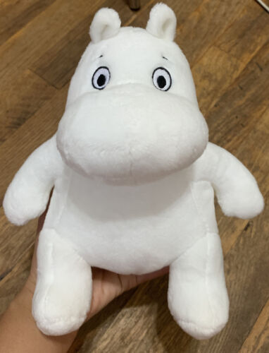 Moomin Plush Soft Toy Stuffed Animal 8” By Aurora World White Hippo