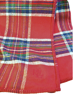 Ralph lauren cotton throw blanket sale