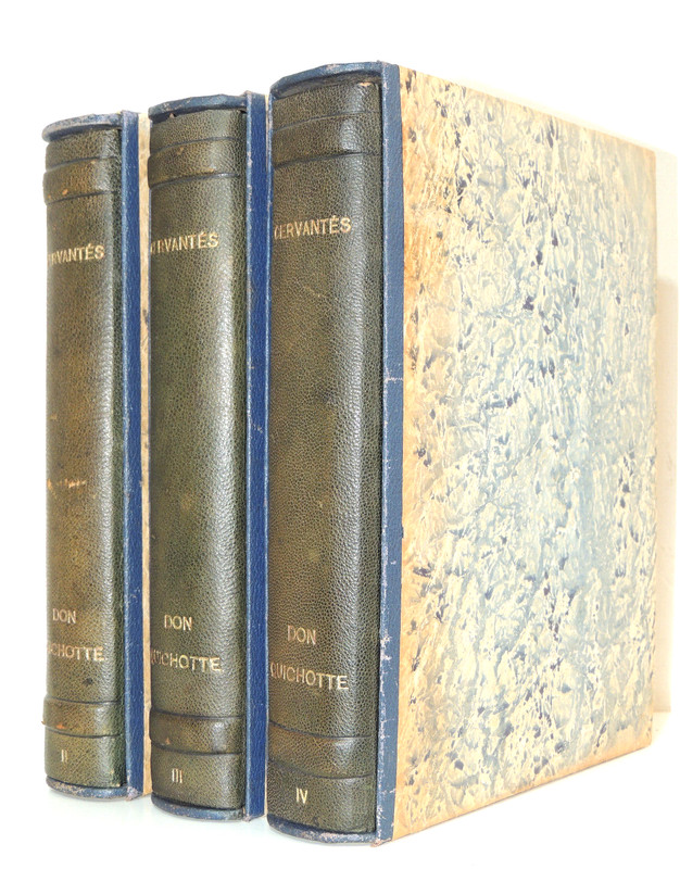 Don Quichotte De La Manche. IllustrÃ© Par Berthold Mahn. 3 Vols
