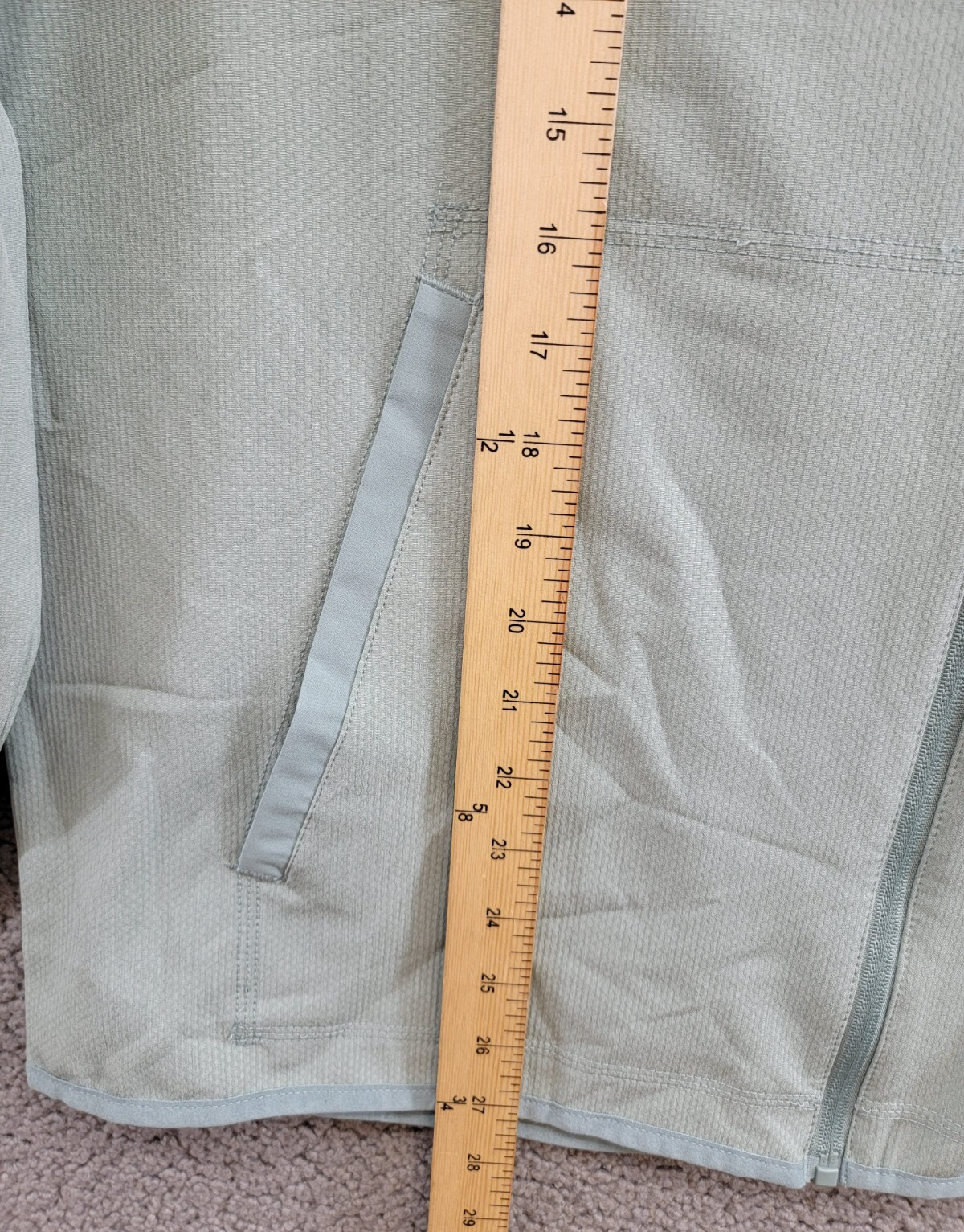 BASS OUTDOOR Trail Jacket Mens L Silver Blue Cationic Mock Neck Full Zip Closure - Picture 8 of 17