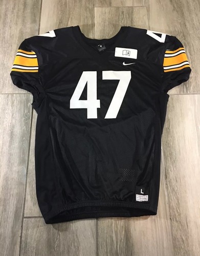 New Nike Iowa Hawkeyes Sample Jersey Large Game Issued Team Pittsburgh Steelers